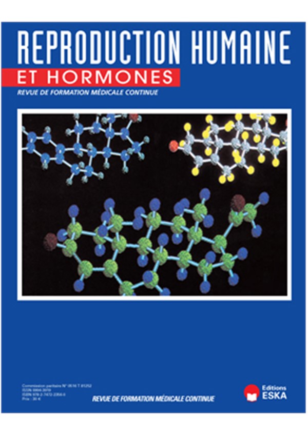 Abonnement Reproduction Humaine Et Hormones Info Presse