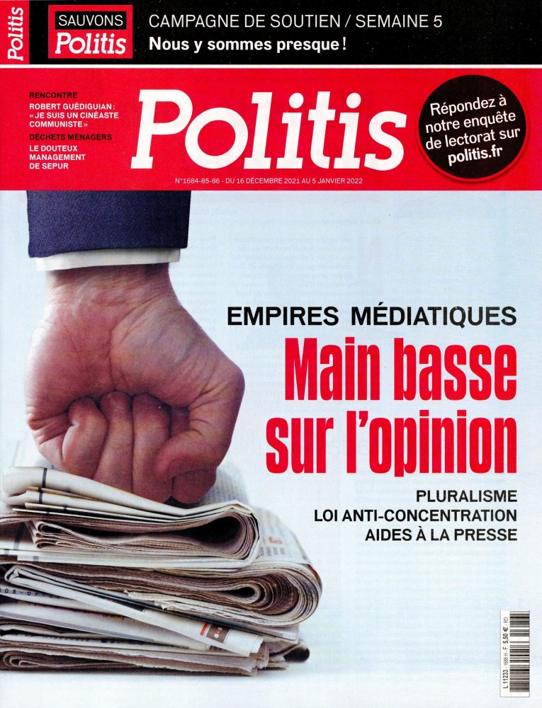 Abonnement Magazine Politis | Info-Presse